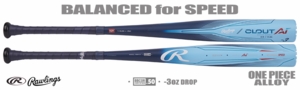 Rawlings CLOUT AI 2-5/8" BBCOR Bat RBB4C3 -3oz (2024) Lightly Used w/Warranty