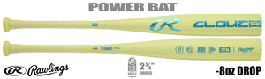 Rawlings Clout AI 2-3/4" Big Barrel USSSA Bat RUT6C8 -8oz (2026)