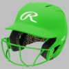 Rawlings Coolflo Max Highlighter Matte Neon Green Fastpitch Helmet HLMAXFGM-NG
