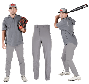 Rawlings Gold Collection Athletic Fit Performance Blue Gray Baseball Pants GCTBP-BG