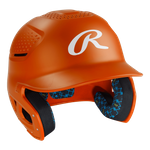 Rawlings RX2 Matte Athletic Orange Batting Helmet RX2MATAO