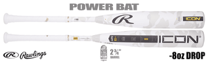 Rawlings ICON 2-3/4" Big Barrel USSSA Bat RUT5I8 -8oz (2025)