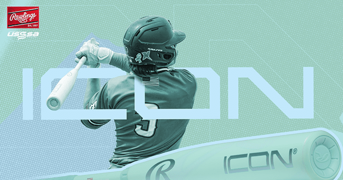 Rawlings Icon 2-3/4" Big Barrel USSSA Bat RUT6I8 -8oz (2026)