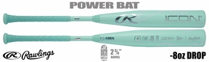 Rawlings Icon 2-3/4" Big Barrel USSSA Bat RUT6I8 -8oz (2026) Lightly Used w/Warranty