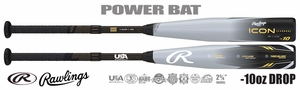 Rawlings ICON 2-5/8" Youth USA Bat RUS3I10 -10oz (2024) Lightly Used w/Warranty