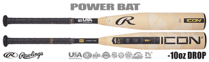 Rawlings ICON 2-5/8" Youth USA Bat RUS5I10 -10oz (2025)