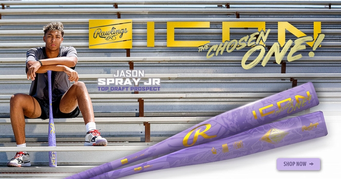 Rawlings Icon "The Chosen One" 2-5/8" BBCOR Bat RBB71ONE3 -3oz (2027)