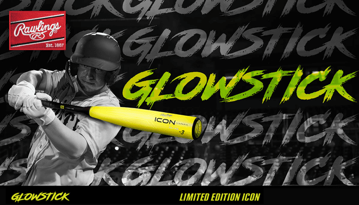 Rawlings Icon "Glowstick" LE 2-5/8" BBCOR Bat RB4I3 (2024)