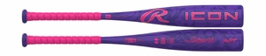 Rawlings ICON 2-3/4" Junior Big Barrel USSSA Bat RJB7I11 -11oz (2027)