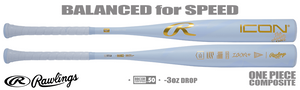 Rawlings Icon "The Chosen One" 2-5/8" BBCOR Bat RBB6IONE3 -3oz (2026)