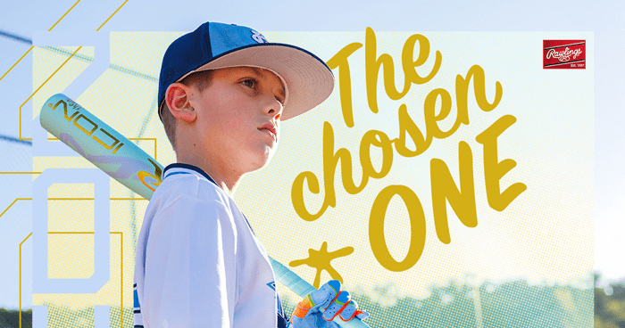 Rawlings Icon The Chosen One 2-5/8" Youth USA Bat RUS6IONE10 -10oz (2026)