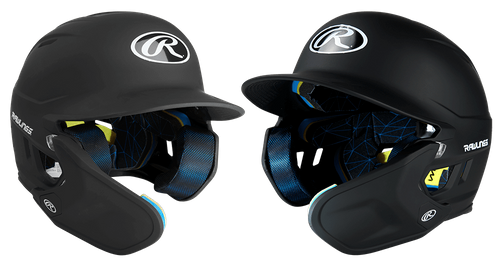 Rawlings MACH Adjust Matte Black Helmet w/Extension MA07J-MBK-ADJ