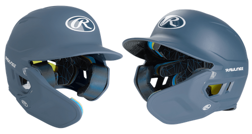 Rawlings MACH Adjust Matte Columbia Blue Helmet w/Extension MA07J