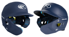 Rawlings MACH Adjust Matte Navy Helmet w/Extension MA07J-MNA-ADJ