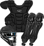 Rawlings MACH Intermediate Black/Black Catcher's Set MKITNI-B/B