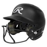 Rawlings Mach Hi-Viz Black Fastpitch Helmet MCHVIZ-BK