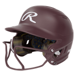 Rawlings Mach Hi-Viz Maroon Fastpitch Helmet MCHVIZ-MA