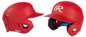 Rawlings Mach Fit Scarlet Batting Helmet MACHFIT-MAT-SC