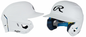 Rawlings Mach Fit White Batting Helmet MACHFIT-MAT-WH