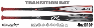 Rawlings Peak 2-5/8" Youth USA Bat RUS4P5 -5oz (2024) Lightly Used w/Warranty