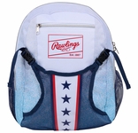 Rawlings Americana T-Ball Backpack BKPKTB-AMERICANA-US