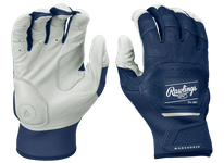 Rawlings Workhorse White/Navy Batting Gloves WH25BG-WHNY
