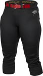 Rawlings Yoga Women's Adult Black No-Zip Softball Pants WYP-B