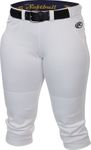 Rawlings Yoga Women's Adult White No-Zip Softball Pants WYP-W