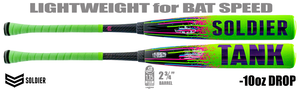 Soldier Tank 2-3/4" Big Barrel USSSA Bat -10oz (2025)