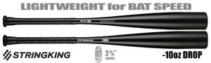 LIQUIDATION SALE: StringKing Metal PRO 2-3/4" Big Barrel USSSA Bat 5502 -10oz (2022)