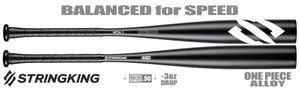 LIQUIDATION SALE: StringKing Metal 2 2-5/8" BBCOR Bat 5538 -3oz (2022)