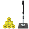 Tanner Batting Tee w/ A9331 Softballs -- 6 Balls