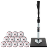 Tanner Batting Tee w/ A1228 Baseballs -- 1 DZ