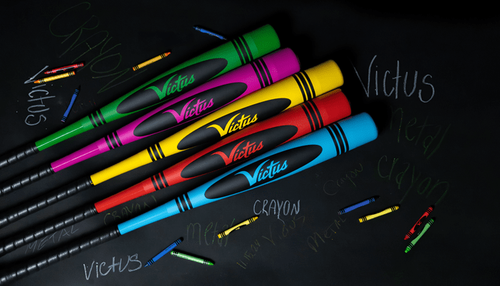 Victus Vibe Crayon Foul Pole Yellow 2-5/8