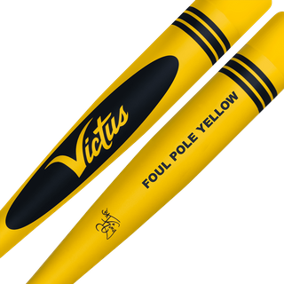 Victus Vibe Crayon Foul Pole Yellow 2-5/8