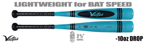 Victus Vibe Crayon Blue Blast 2-3/4" Junior Big Barrel USSSA Bat -10oz VJBBVIBC-BL (2025)