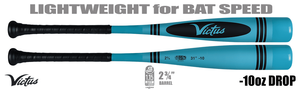 Victus Vibe Crayon Blue Blast 2-3/4" Big Barrel USSSA Bat -10oz VSBVIB10C-BL (2025)
