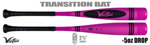Victus Vibe Crayon Power Pink 2-3/4" Big Barrel USSSA Bat -5oz VSBVIB5C-PK (2025)