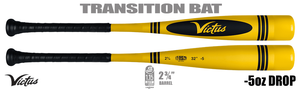 Victus Vibe Crayon Foul Pole Yellow 2-3/4" Big Barrel USSSA Bat -5oz VSBVIB5C-YL (2025)