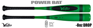 Victus Vibe Crayon Greenlight 2-3/4" Big Barrel USSSA Bat -8oz VSBVIB8C-GR (2025)