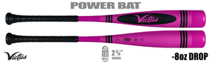 Victus Vibe Crayon Power Pink 2-3/4" Big Barrel USSSA Bat -8oz VSBVIB8C-PK (2025)