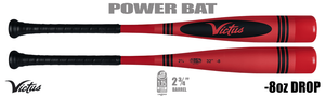 Victus Vibe Crayon RBI Red 2-3/4" Big Barrel USSSA Bat -8oz VSBVIB8C-R (2025)