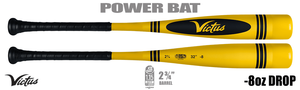 Victus Vibe Crayon Foul Pole Yellow 2-3/4" Big Barrel USSSA Bat -8oz VSBVIB8C-YL (2025)