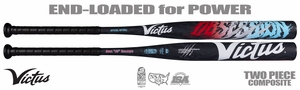 Victus Obsession Blue End-Loaded Slowpitch Bat USSSA VSPR1YUJT (2027)