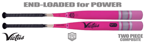 Victus Vibe Neon Pink Pencil End-Loaded Slowpitch Bat USA VSPNP2BA (2025)