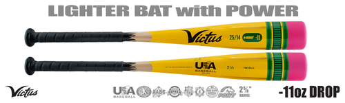 Victus Vibe LE Black Pencil 2-5/8 BBCOR Bat VCVIBPB -3oz (2025