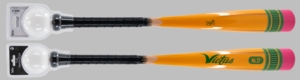 Victus Yardstick Pencil Plastic Bat and Ball Set VPBYSP