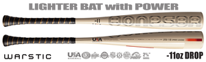 Warstic Bonesaber 2-5/8" Youth USA Bat -11oz WSUBBS1V11 (2024) Lightly Used w/Warranty
