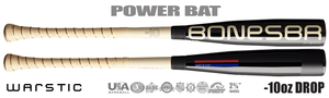 Warstic Bonesaber Hybrid Black Cobra 2-5/8" Youth USA Bat MBBSH25UBBK10 -10oz (2025)
