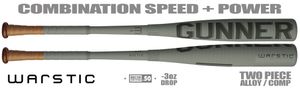 Warstic Gunner 2-5/8" BBCOR Bat MBGNR22GY3 -3oz (2022)